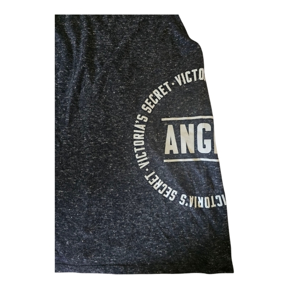 2 NWT Victoria's Secret Angel Racerback MuscleTank Tops Blue Black Size Large - Picture 7 of 13